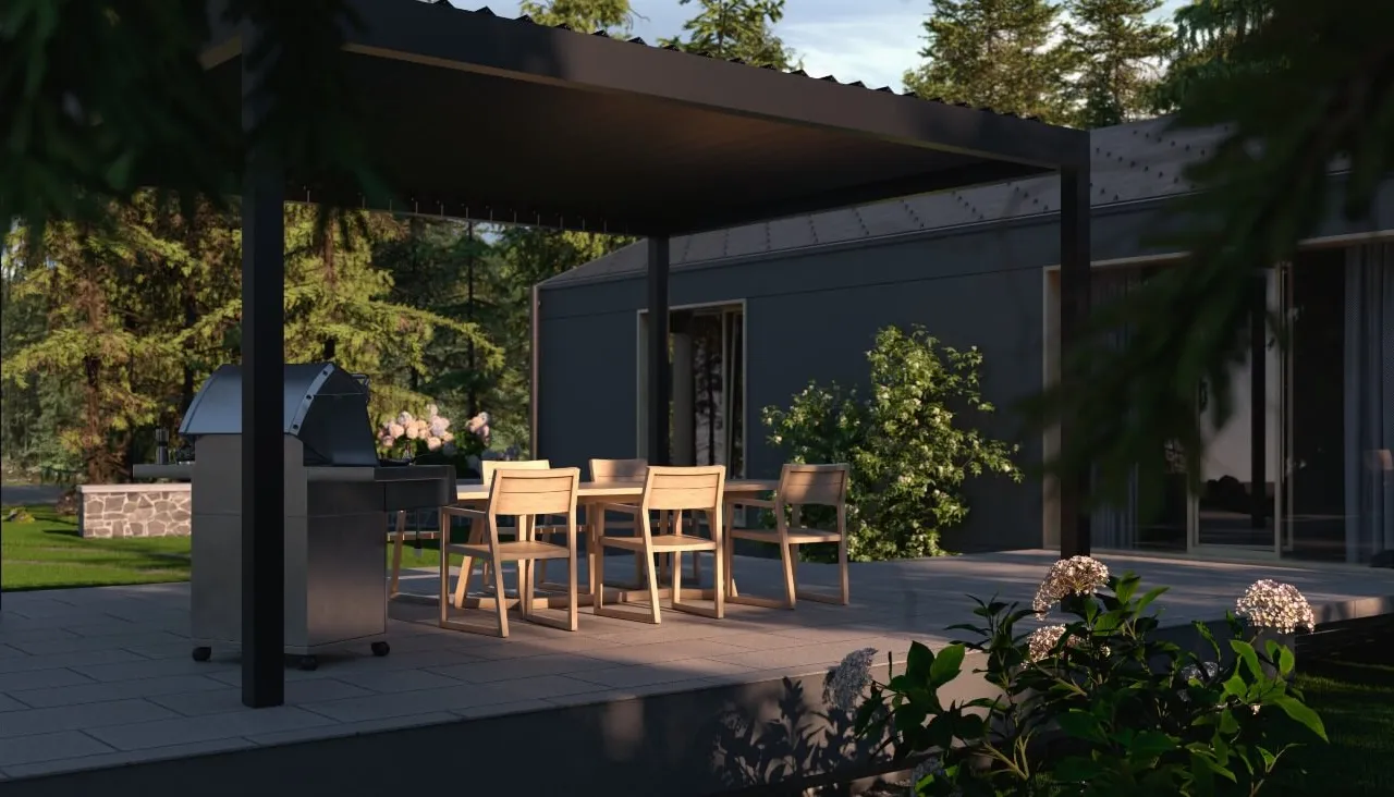 Terrassenüberdachung Dimensionen