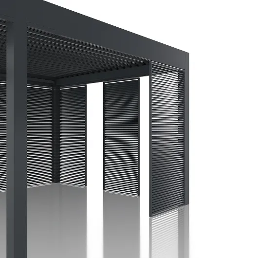 Vertical pergola panels