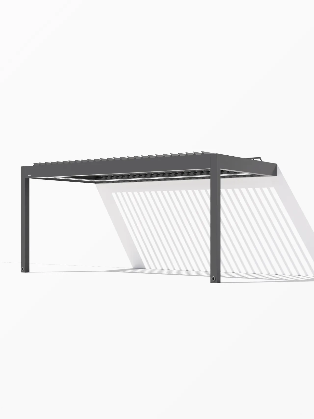 Wall mounted pergola