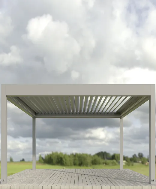 Smart sensors open and close the louvers in a timely manner
