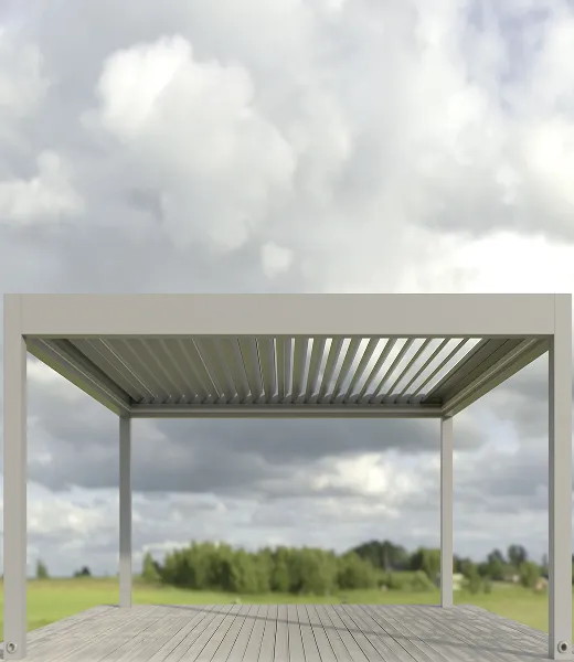 Smart sensors open and close the louvers in a timely manner