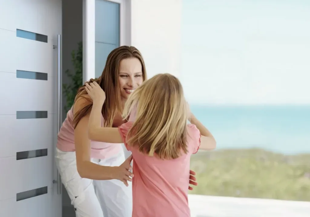 Haustüren Weiß Aluminium