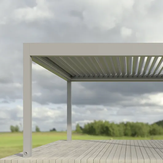 Wind sensor for automatic pergola adjustment