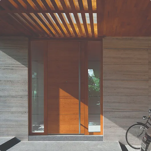 Wooden front doors