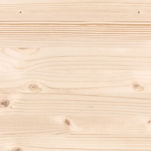 Spruce doors are adorned with small knots