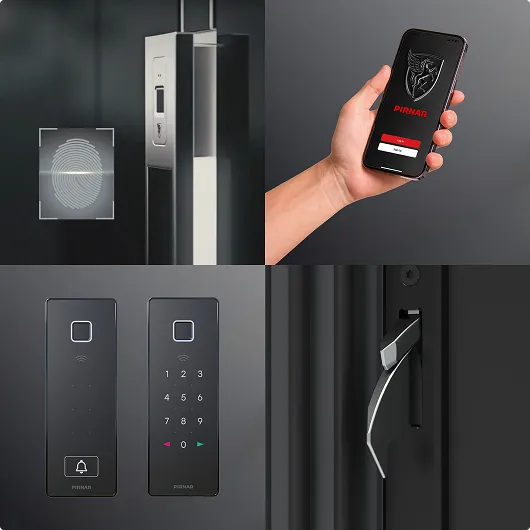 Sodobni način odklepanja in zaklepanja vhodnih vrat